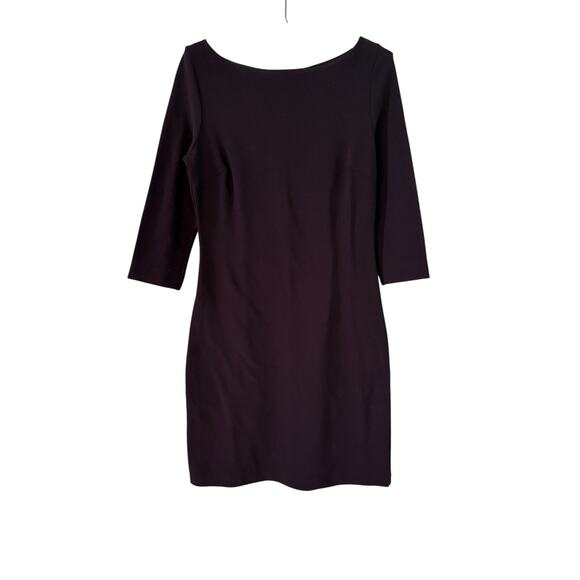Boston Proper Black A-Line 3/4 Sleeve Classic Dress Size Small - Picture 1 of 3